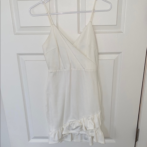 Lulus Formal White Ruffle Dress - Picture 2 of 8